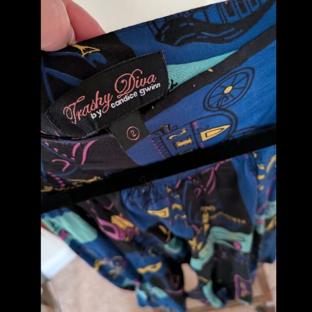 Trashy Diva HIGH WAIST SHORTS - PRESERVATION HALL - Picture 2 of 3